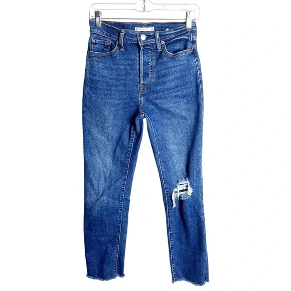 Levi’s Wedgie Straight Fit Stretch Jeans Size 26x28 - Picture 1 of 11